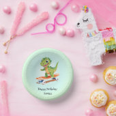 Bols En Carton Dinosaure amusant Skateboard garçons de fête d'ann (Fête)