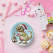 Bols En Carton Dinosaure sucre de canne de Noël mignon (Fête)