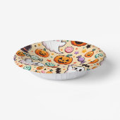 Bols En Carton Doodles d'Halloween (Angulaire)