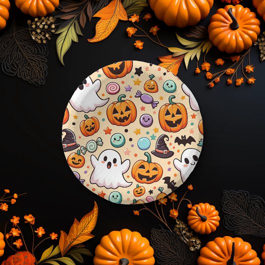 Bols En Carton Doodles d'Halloween