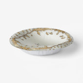 Bols En Carton Doré Orné (Angulaire)