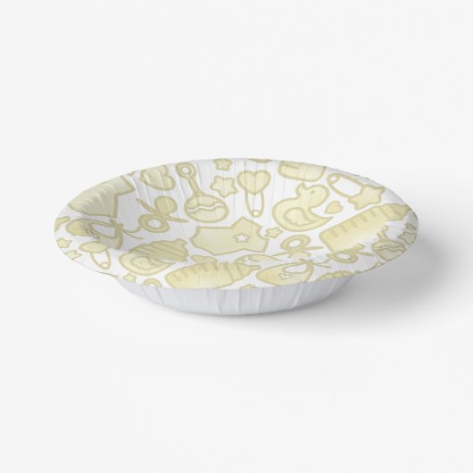 Bols En Carton Douces arroses Ombre Jaune (Angulaire)