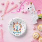 Bols En Carton Drôle dinosaure Ferris roue fête d'anniversaire do (Fête)