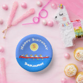 Bols En Carton Drôle pélicans rameurs dessin animé (Fête)