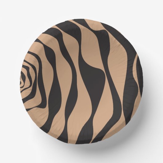 Bols En Carton Ebb et flux 4 en tan et noir (Recto)