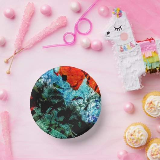 Bols En Carton Effacer la plaque papier abstraite, Partie abstrai (Fête)