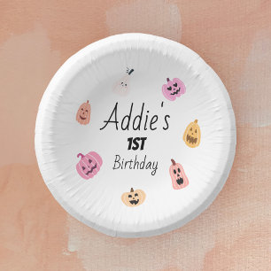 Bols En Carton Éffrayant   1er Anniversaire Tablerie   Citrouille