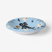 Bols En Carton Éffrayant One Blue Halloween 1er anniversaire (Angulaire)