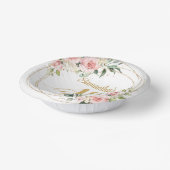 Bols En Carton Elégant boho blush or floral parties scintillant a (Angulaire)