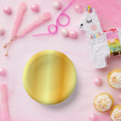 Bols En Carton Elégant Modèle Or Faux tendance Glamour (Fête)