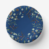 Bols En Carton Élégant Rustique Botanique Verdure 2025 Nouvel An (Recto)