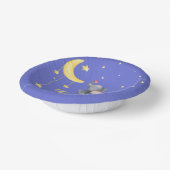 Bols En Carton Eléphant mignon avec petit Baby shower papillon (Angulaire)