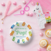 Bols En Carton Elle est prête à faire du Baby shower Popsicle ble (Fête)