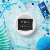 Bols En Carton Entreprise personnalisable Ajouter un logo Blanc m (Fête)