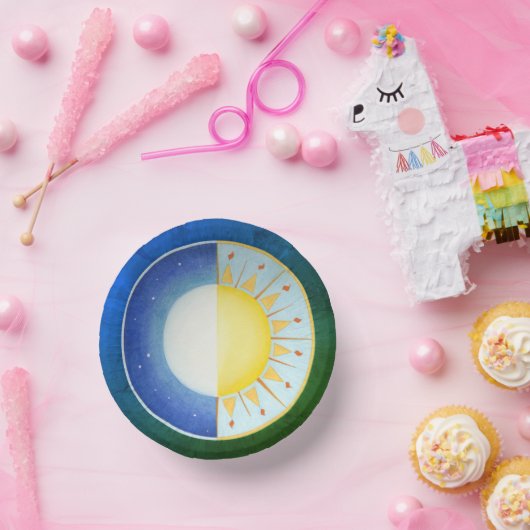 Bols En Carton Equinox soleil et lune (Fête)