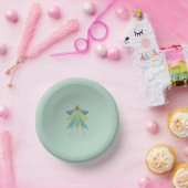 Bols En Carton Fairy Stars Pistachio Papier Bowles (Fête)