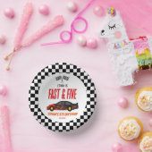 Bols En Carton Fast & Five Red Flame Race Car 5e fête d'anniversa (Fête)