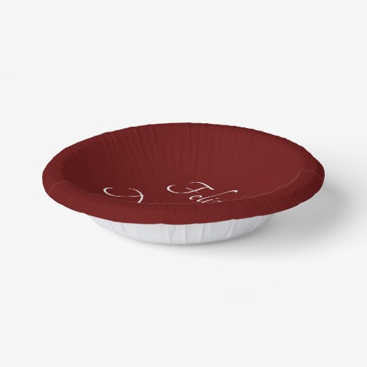 Bols En Carton Feliz Navidad Fiesta Rouge Noël (Angulaire)