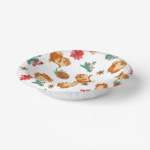 Bols En Carton Festive de Noël de chien mignon (Angulaire)