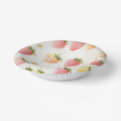 Bols En Carton Fête d'anniversaire motif aux fraises mignonnes (Angulaire)