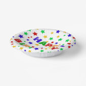 Bols En Carton Fête d'anniversaire simple moderne rouge étoile co (Angulaire)