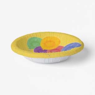 Bols En Carton Fête des ballons d'anniversaire