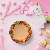 Bols En Carton Feuilles automnales (Fête)