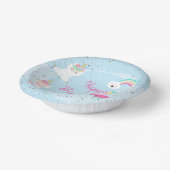 Bols En Carton Filles Llamacorn Unicorn Joyeux anniversaire (Angulaire)