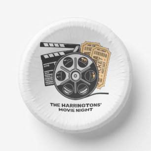 Bols En Carton Film texte et couleur personnalisé