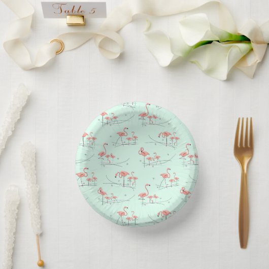 Bols En Carton Flamant rose Océan Multi (Mariage)