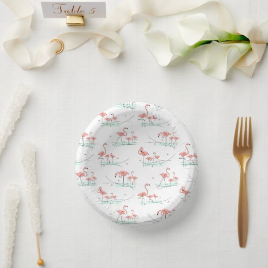 Bols En Carton Flamant rose Océan Multi (Mariage)