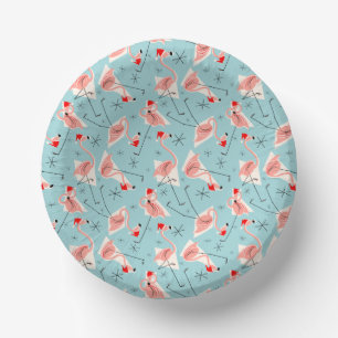 Bols En Carton Flamant rose Santas Blue Multi