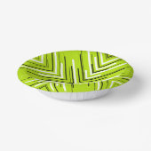 Bols En Carton Flèches en vert citron, noir et blanc (Angulaire)