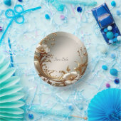 Bols En Carton Fleur de Gold (Fête)