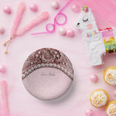 Bols En Carton Fleur Rose (Fête)