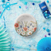 Bols En Carton Fleur sauvage coloré (Fête)