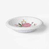 Bols En Carton Fleurs aquarelle (Angulaire)