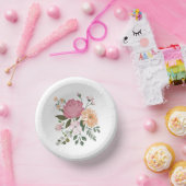Bols En Carton Fleurs aquarelle (Fête)