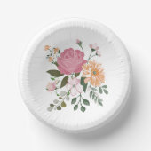 Bols En Carton Fleurs aquarelle (Recto)