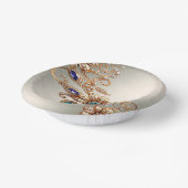 Bols En Carton Fleurs de bijoux en or élégants (Angulaire)