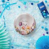 Bols En Carton Fleurs de printemps colorées (Fête)