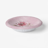 Bols En Carton Fleurs roses modernes (Angulaire)