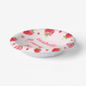 Bols En Carton Fraise Berry 1ère fête d'anniversaire (Angulaire)