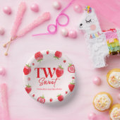 Bols En Carton Fraise deux rose doux rouge 2e fête d'anniversaire (Fête)