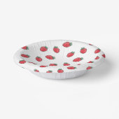 Bols En Carton Fraises fête d'anniversaire (Angulaire)