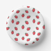 Bols En Carton Fraises fête d'anniversaire (Recto)