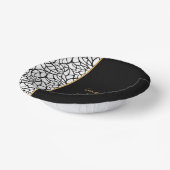 Bols En Carton Frontière Abstraite des Feuilles botaniques (Angulaire)