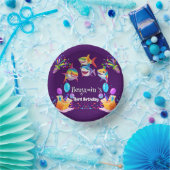 Bols En Carton Funny rainbow shark anniversaire ballon garçons de (Fête)