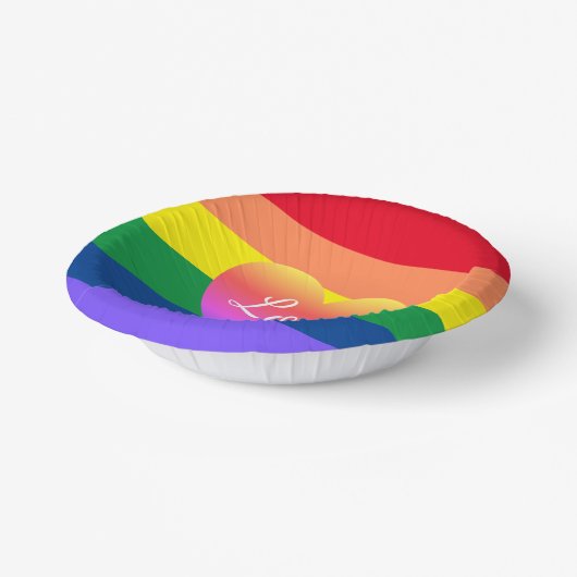 Bols En Carton Gay pride LGBTQ Rainbow Pride Party (Angulaire)