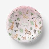 Bols En Carton gibier Animal With Jungle Tree (Recto)